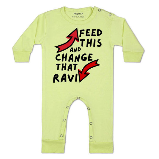 Arvesa Feed This & Change This Baby Boy & Girl Dress