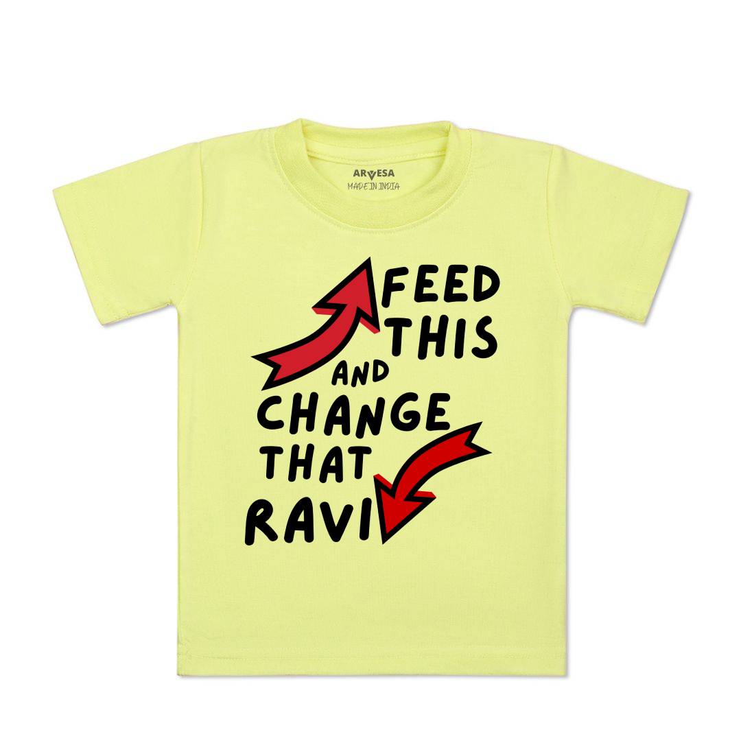 Arvesa Feed This & Change This Baby Boy & Girl Dress