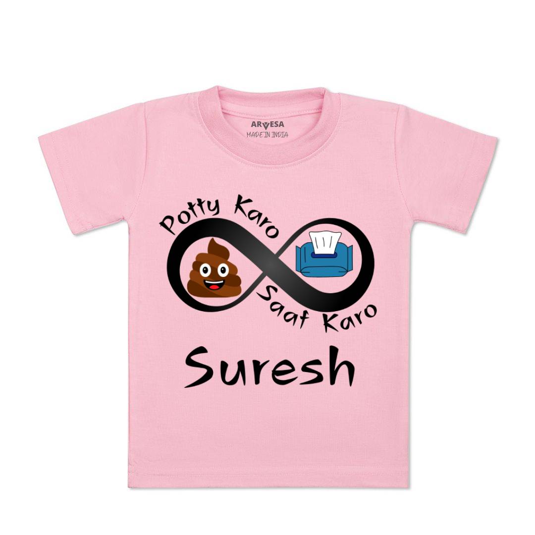 Arvesa Potty Karo Saaf Karo Baby Boy & Girl Dress
