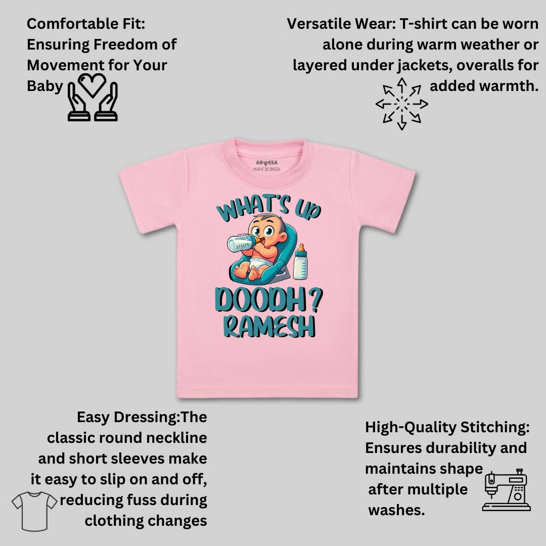 Arvesa What Up Doodh Baby Boy & Girl Dress