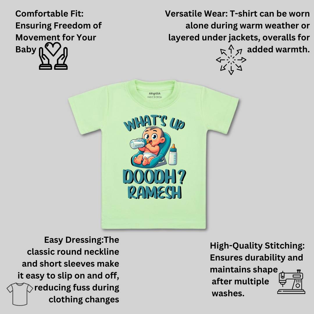 Arvesa What Up Doodh Baby Boy & Girl Dress