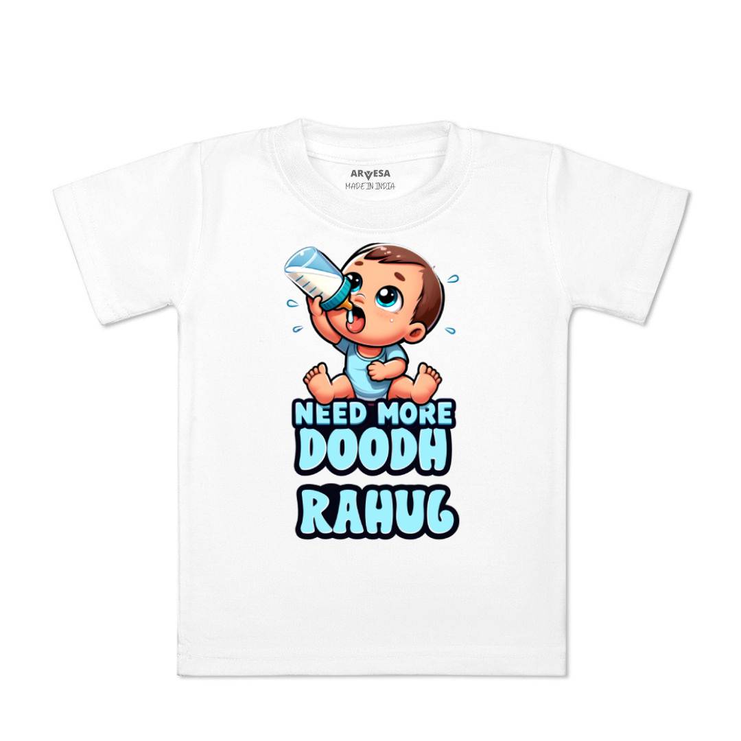Arvesa Need More Doodh Baby Boy & Girl Dress