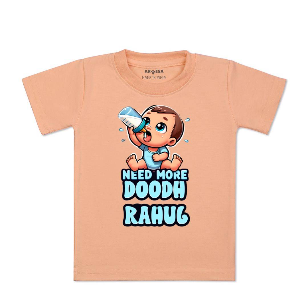 Arvesa Need More Doodh Baby Boy & Girl Dress