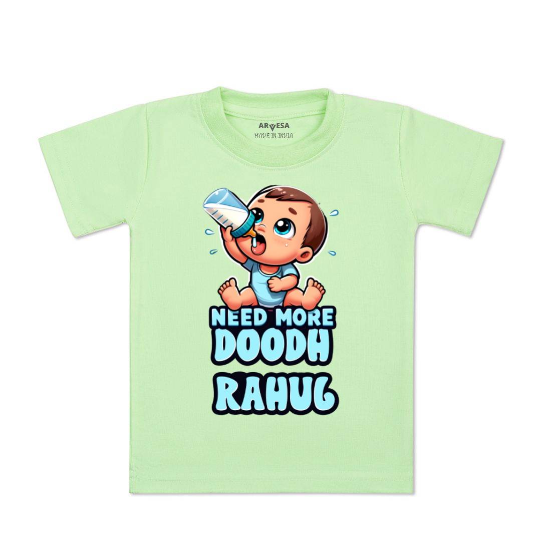 Arvesa Need More Doodh Baby Boy & Girl Dress