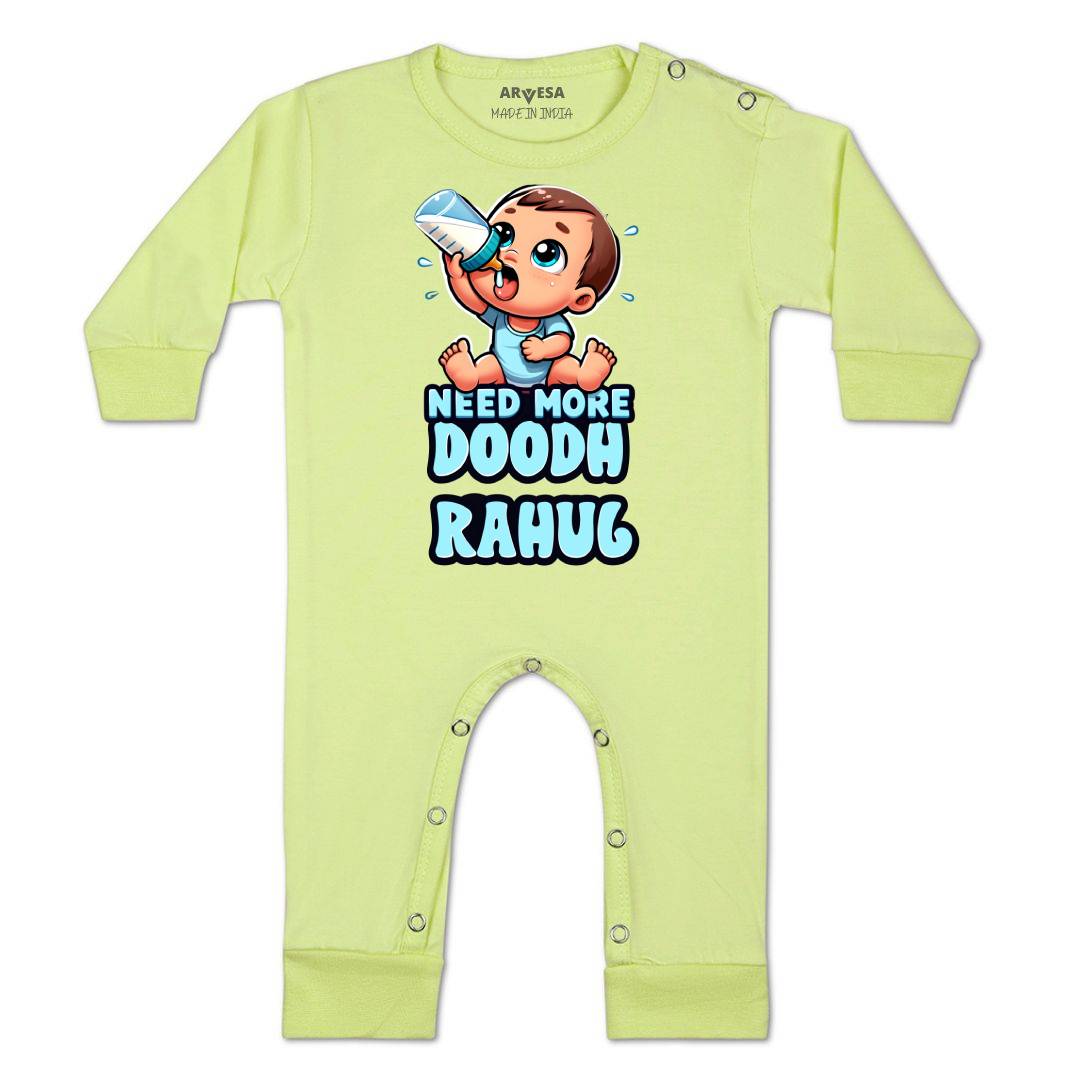 Arvesa Need More Doodh Baby Boy & Girl Dress