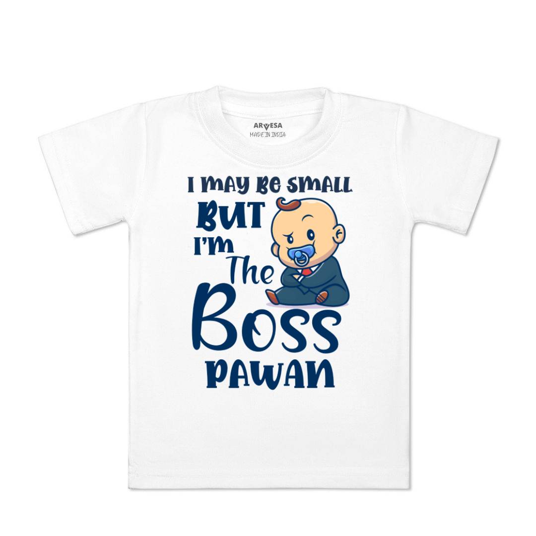 Arvesa I may Be Small But I am Boss Baby Boy & Girl Dress