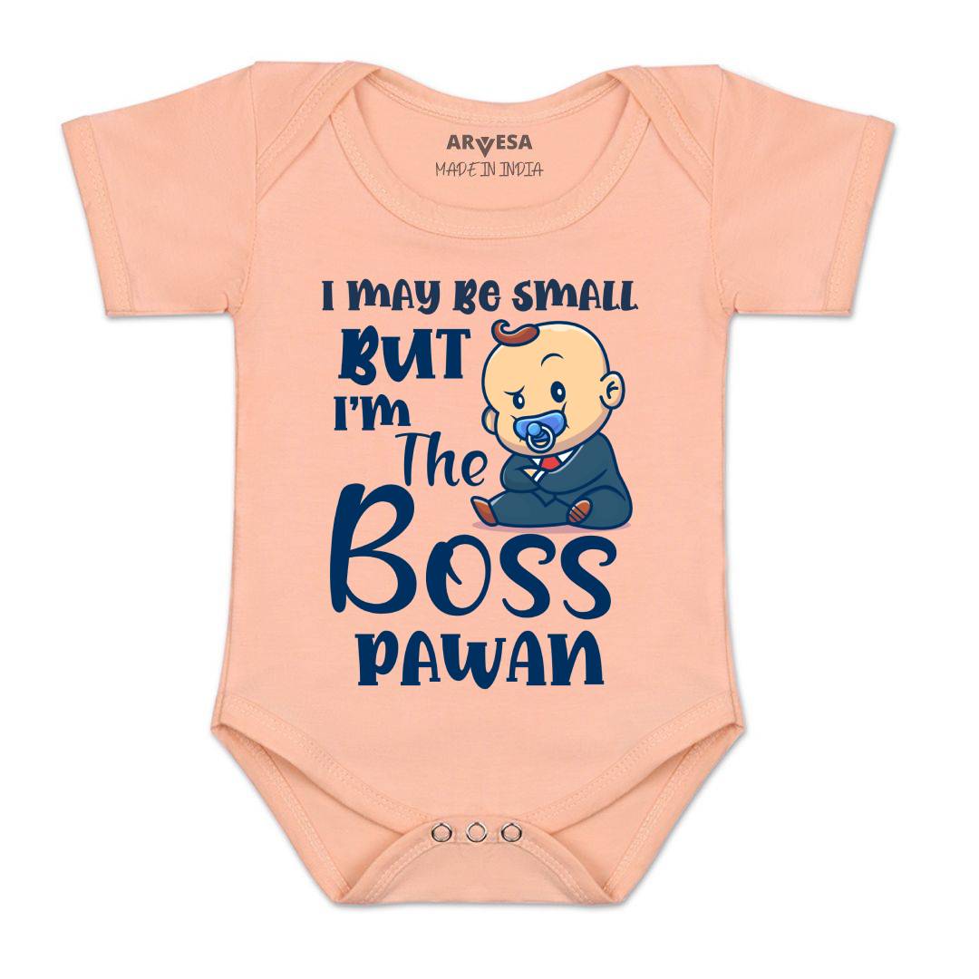 Arvesa I may Be Small But I am Boss Baby Boy & Girl Dress