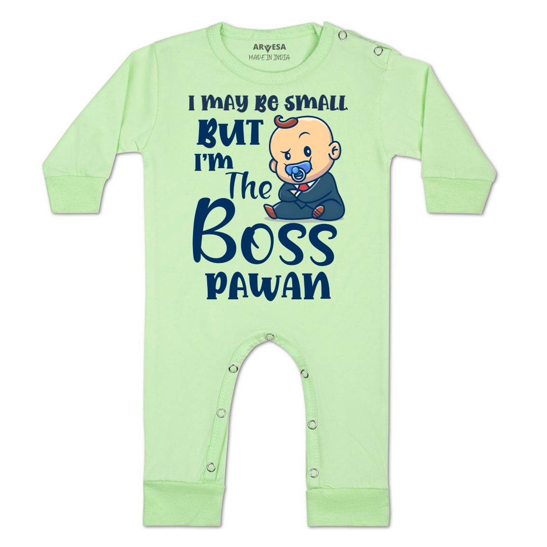 Arvesa I may Be Small But I am Boss Baby Boy & Girl Dress