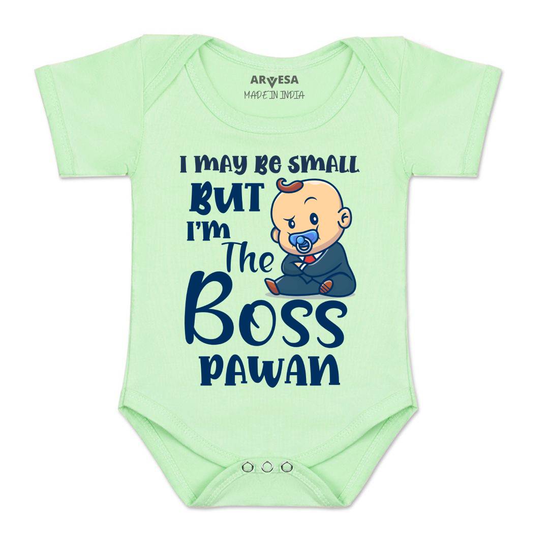 Arvesa I may Be Small But I am Boss Baby Boy & Girl Dress
