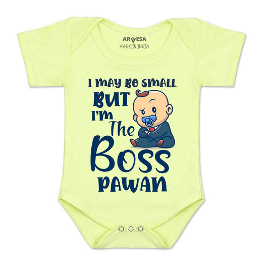 Arvesa I may Be Small But I am Boss Baby Boy & Girl Dress