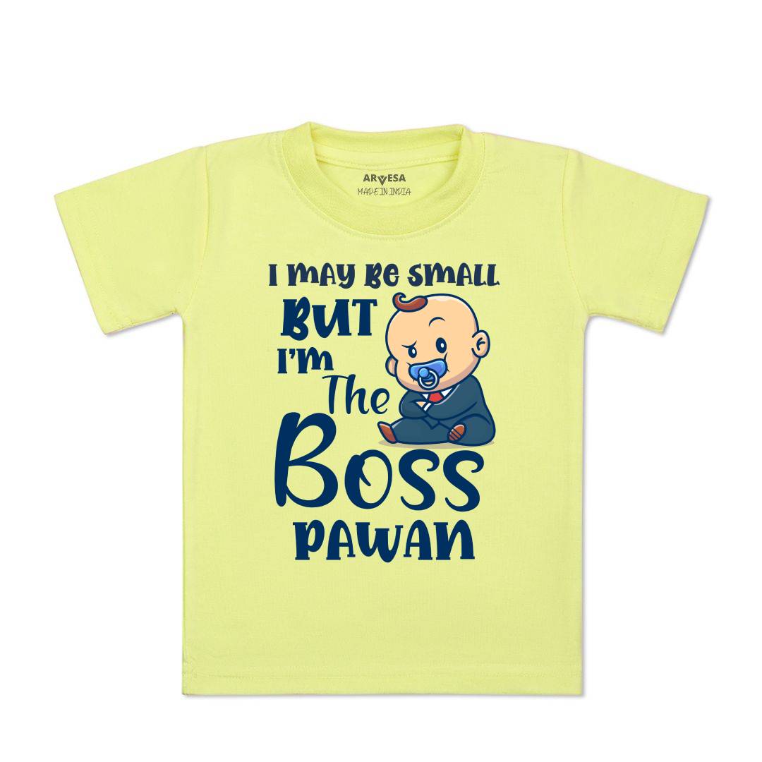 Arvesa I may Be Small But I am Boss Baby Boy & Girl Dress