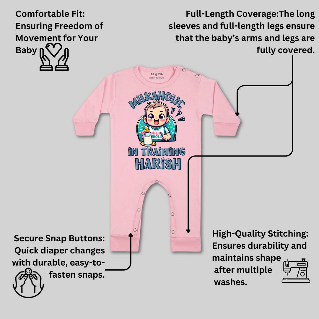 Arvesa Milkaholic Baby Boy & Girl Dress