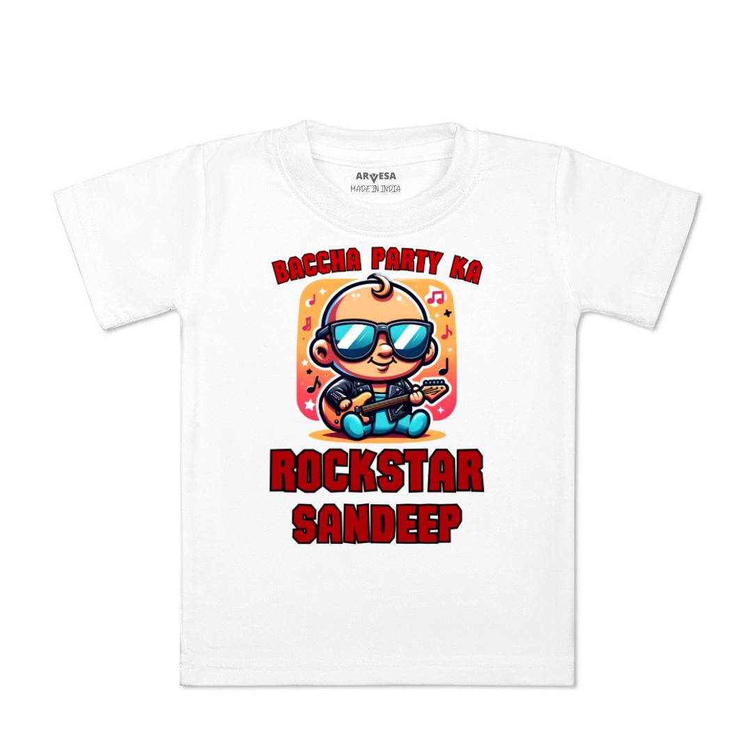 Arvesa Baccha Party Ka Rockstar Baby Boy & Girl Dress