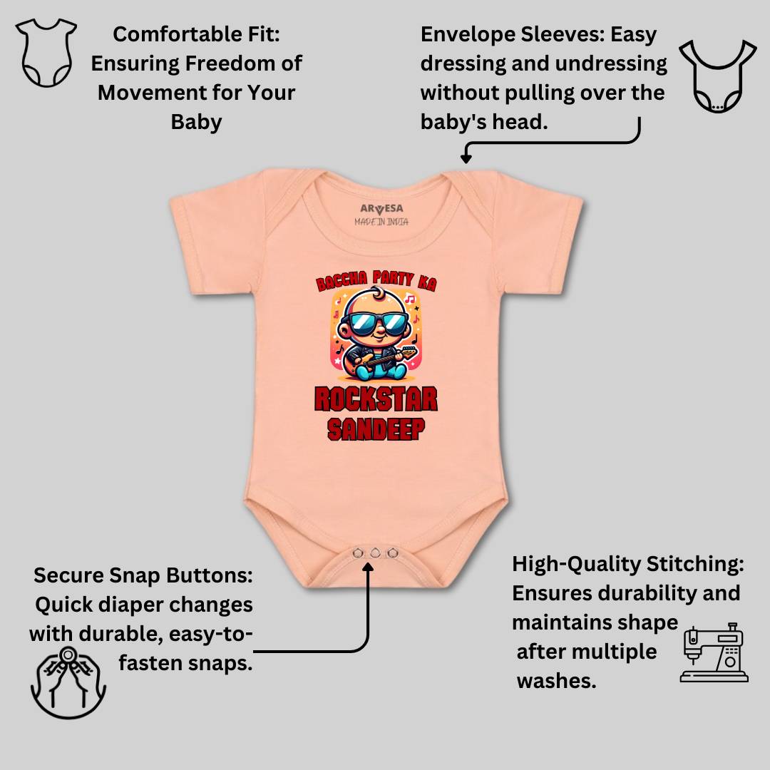Arvesa Baccha Party Ka Rockstar Baby Boy & Girl Dress