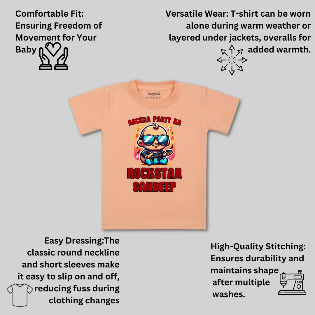 Arvesa Baccha Party Ka Rockstar Baby Boy & Girl Dress