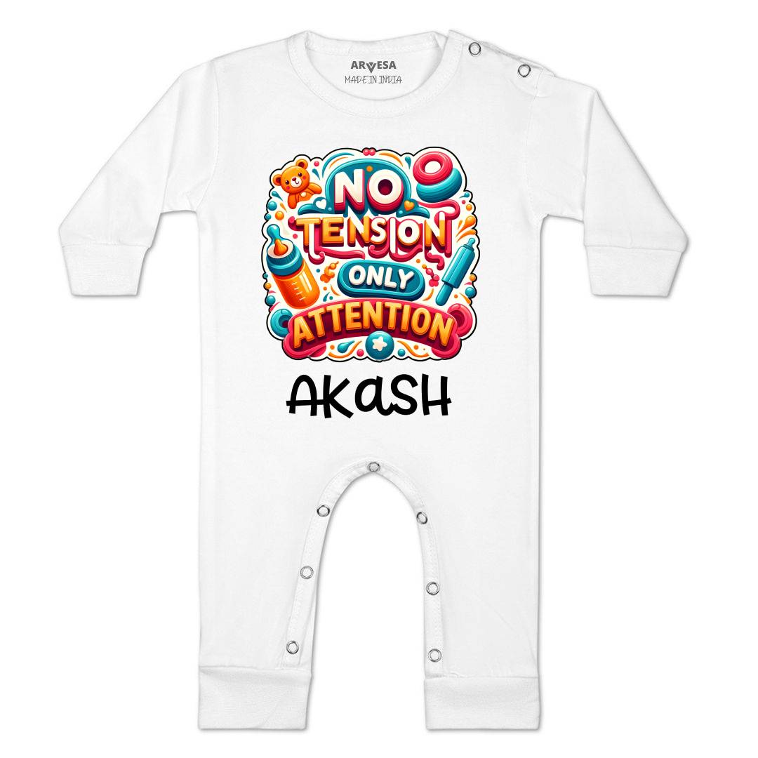Arvesa No Tension Only Attention Baby Boy & Girl Dress