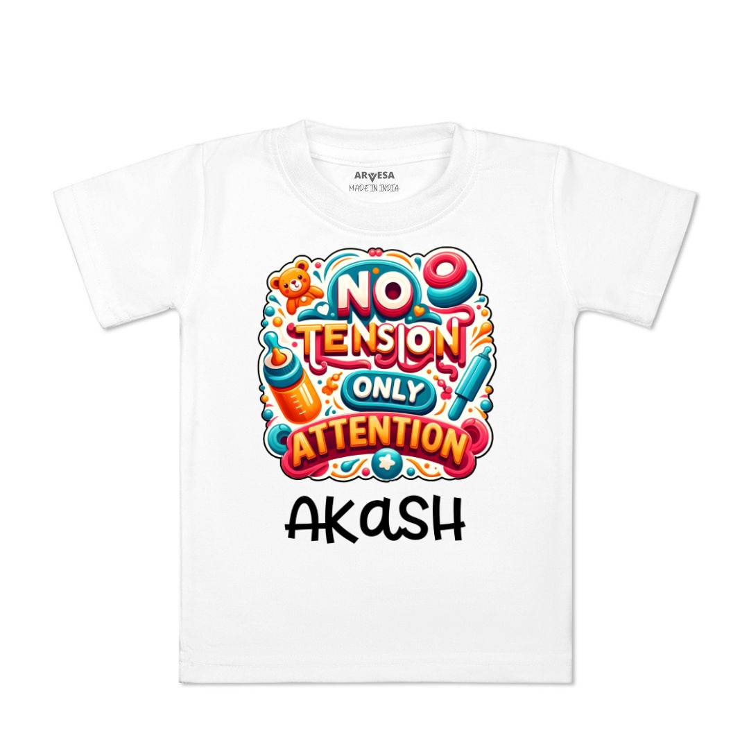 Arvesa No Tension Only Attention Baby Boy & Girl Dress