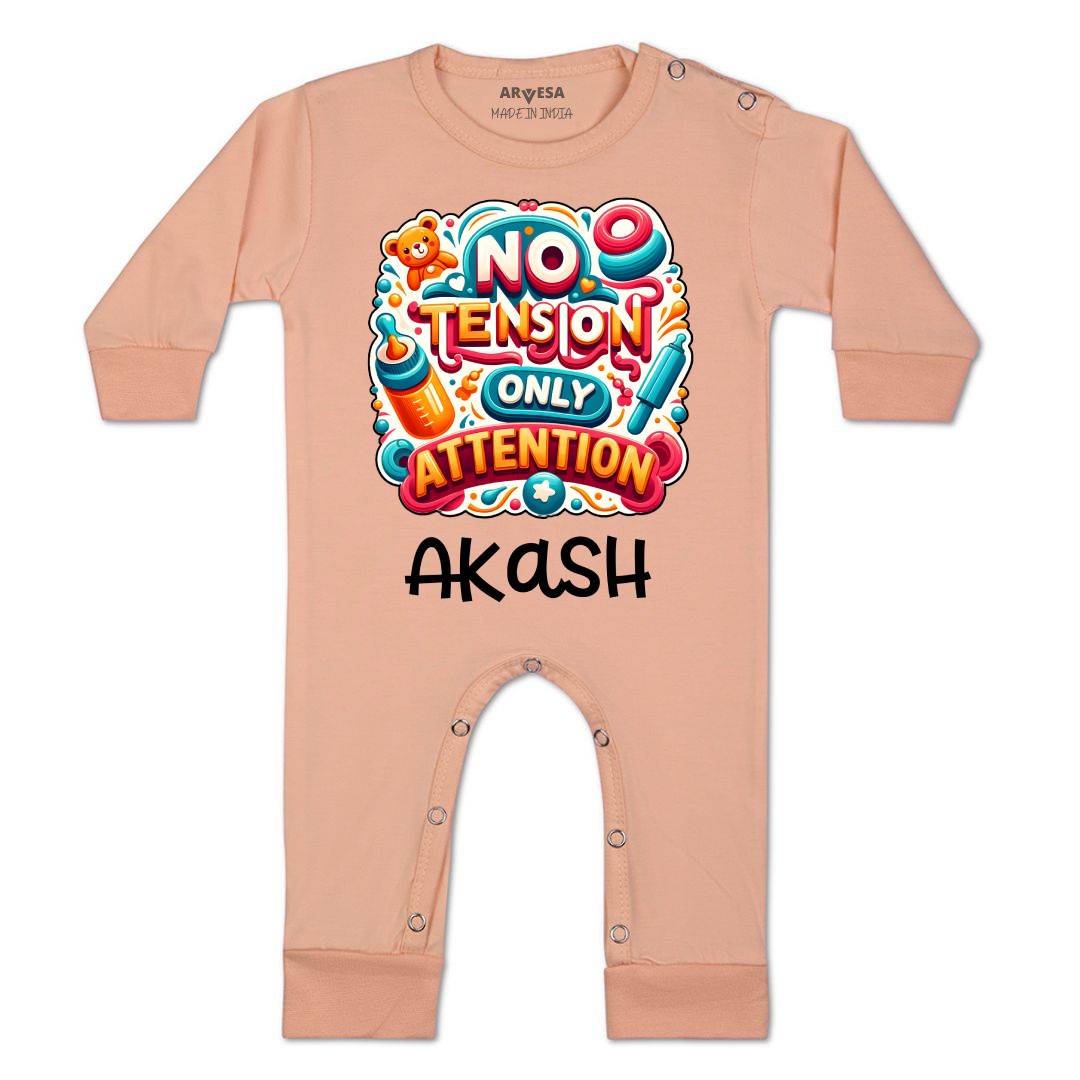Arvesa No Tension Only Attention Baby Boy & Girl Dress