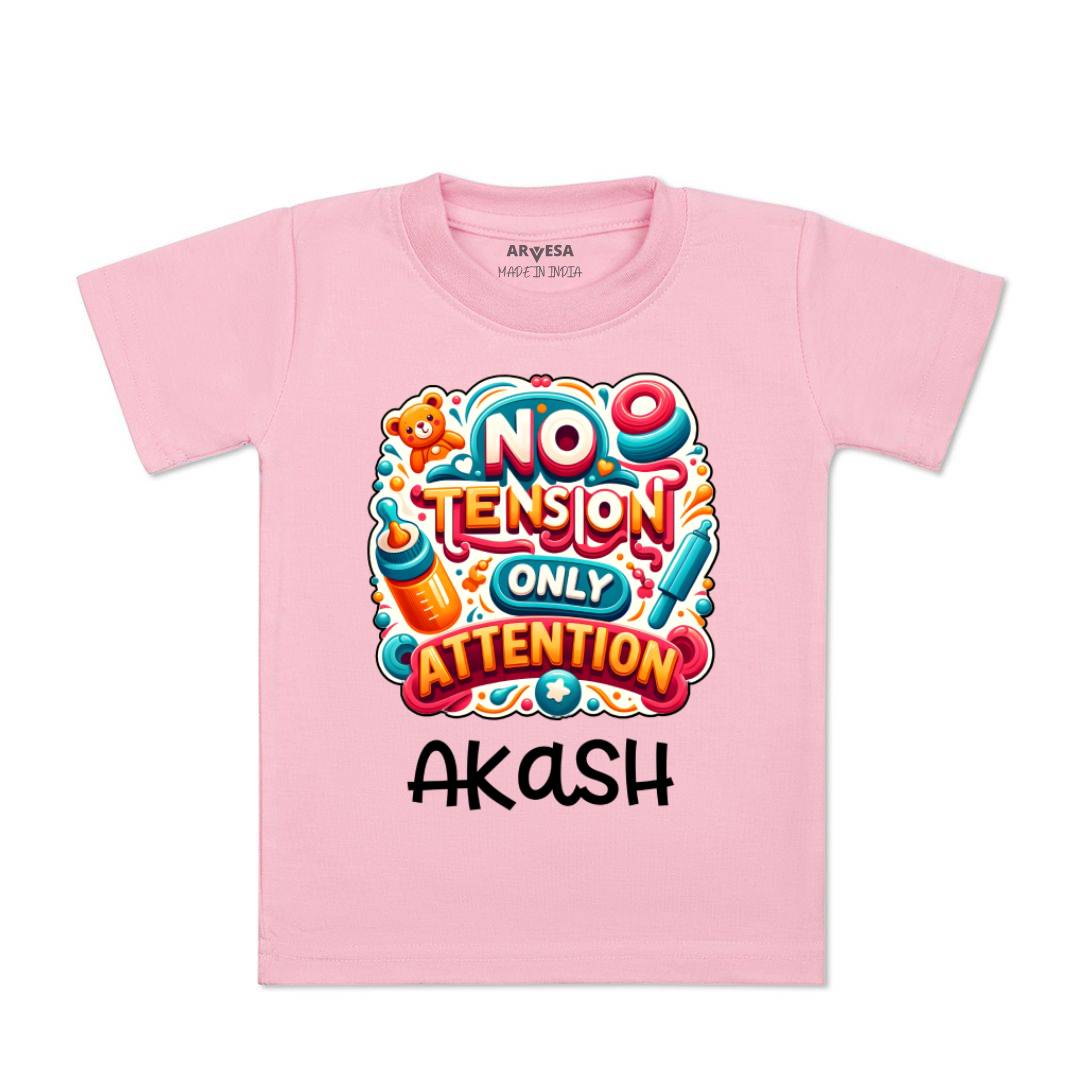 Arvesa No Tension Only Attention Baby Boy & Girl Dress