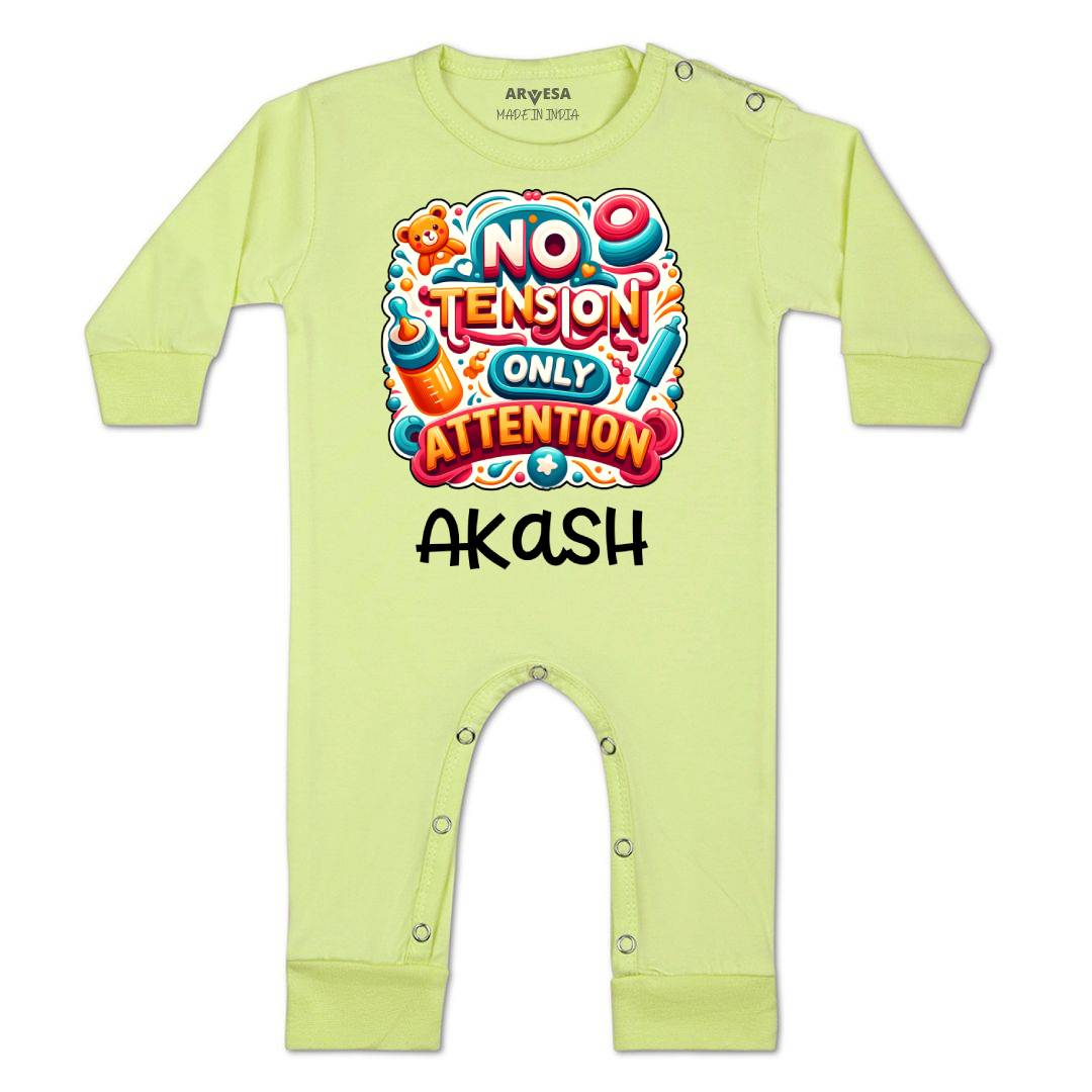 Arvesa No Tension Only Attention Baby Boy & Girl Dress