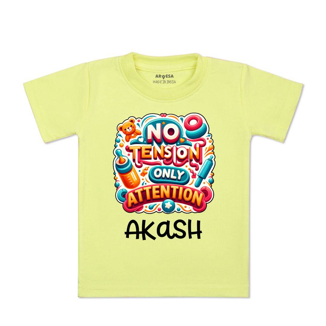 Arvesa No Tension Only Attention Baby Boy & Girl Dress