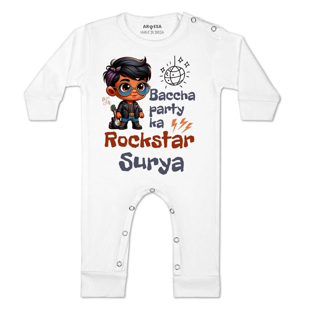Arvesa Baccha Party Ka Rockstar Baby Boy & Girl Dress