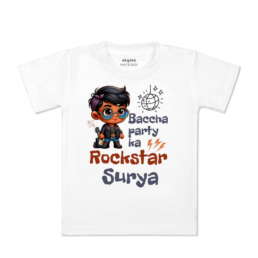 Arvesa Baccha Party Ka Rockstar Baby Boy & Girl Dress
