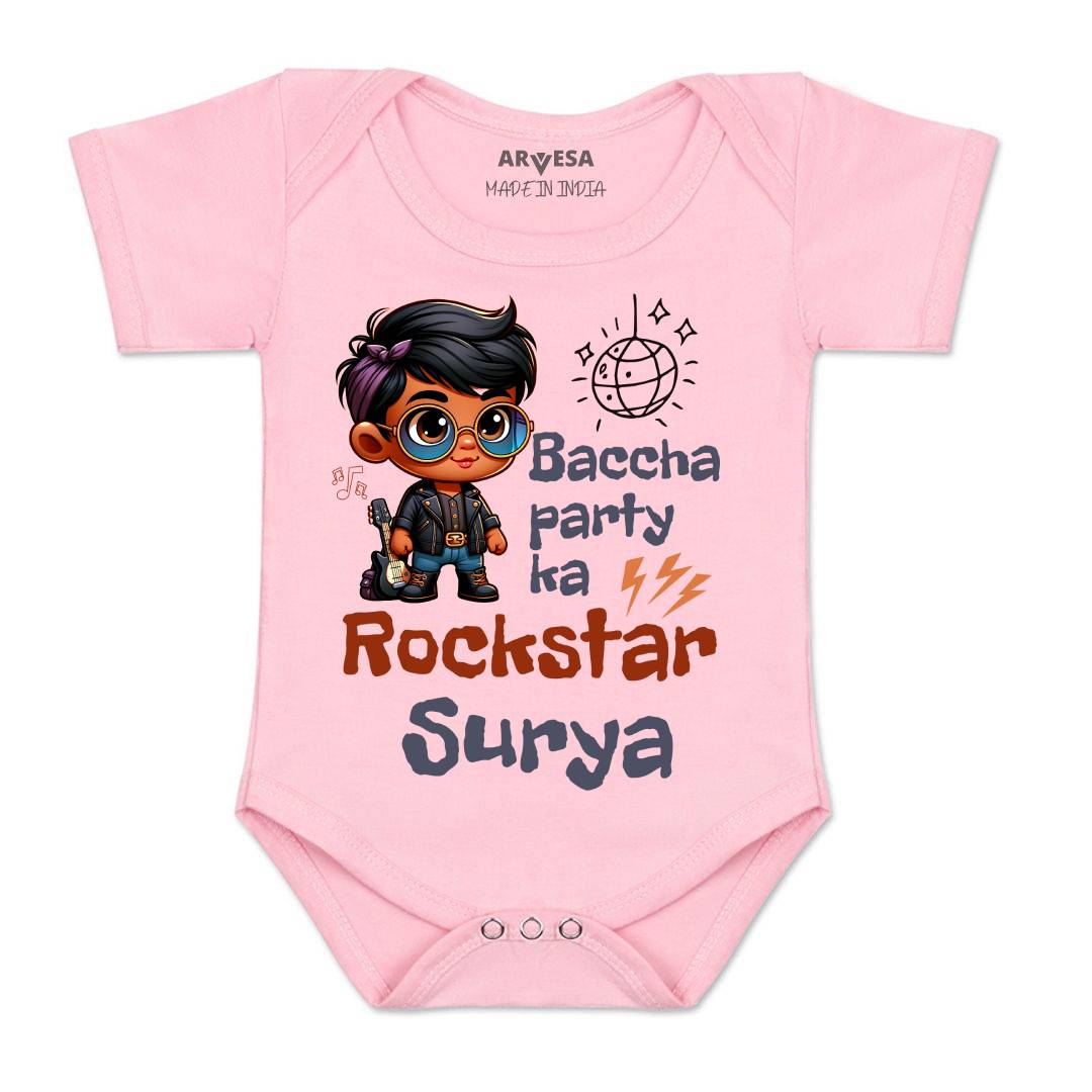 Arvesa Baccha Party Ka Rockstar Baby Boy & Girl Dress