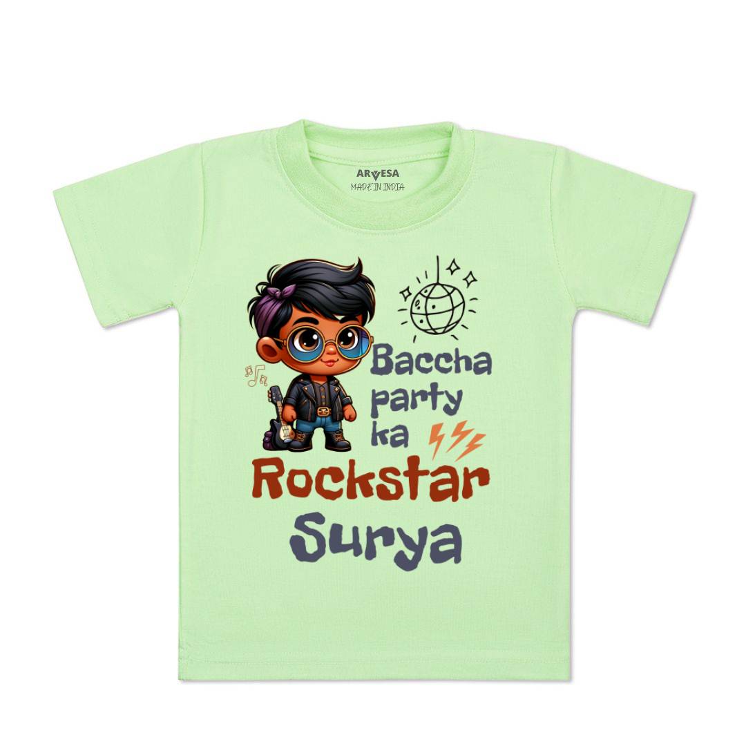 Arvesa Baccha Party Ka Rockstar Baby Boy & Girl Dress