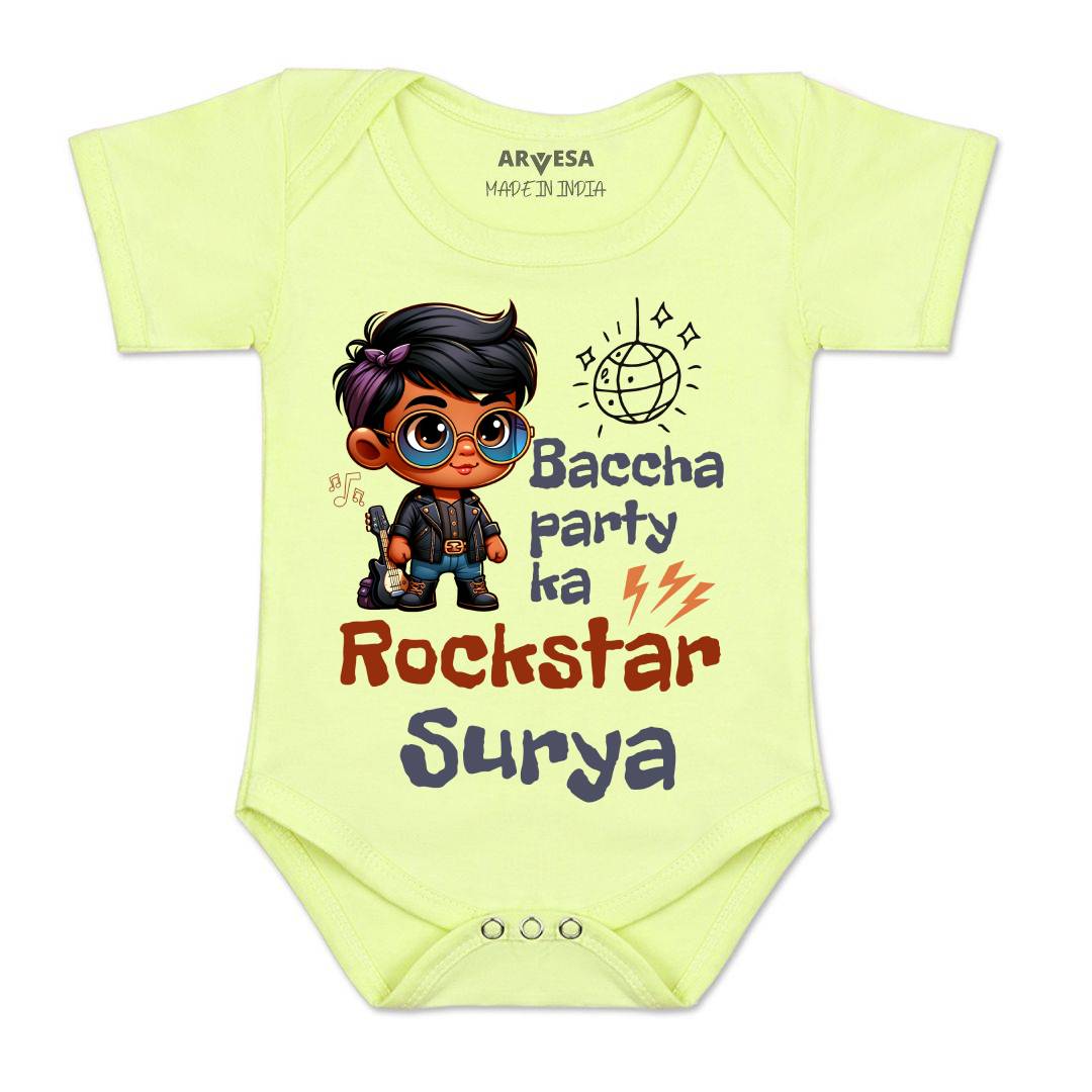 Arvesa Baccha Party Ka Rockstar Baby Boy & Girl Dress