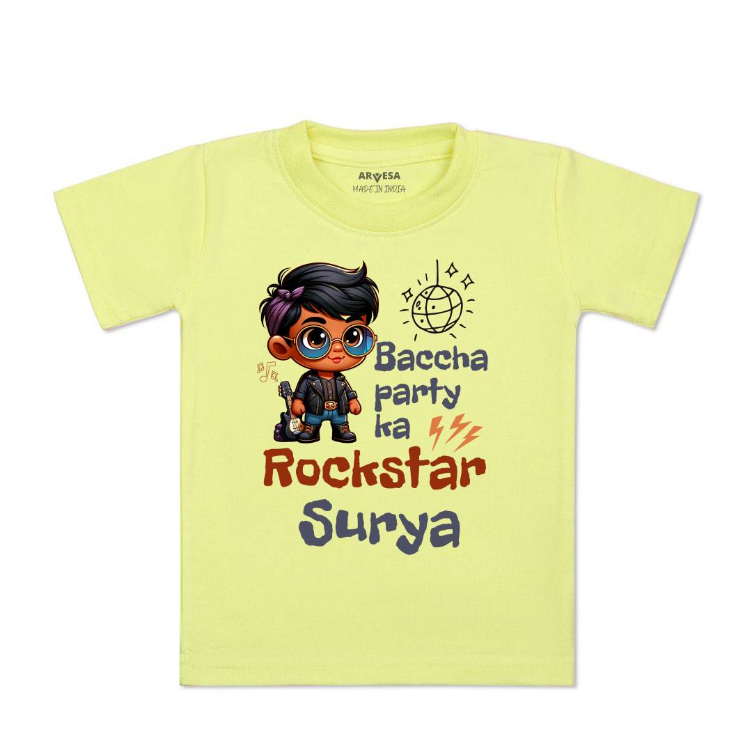 Arvesa Baccha Party Ka Rockstar Baby Boy & Girl Dress