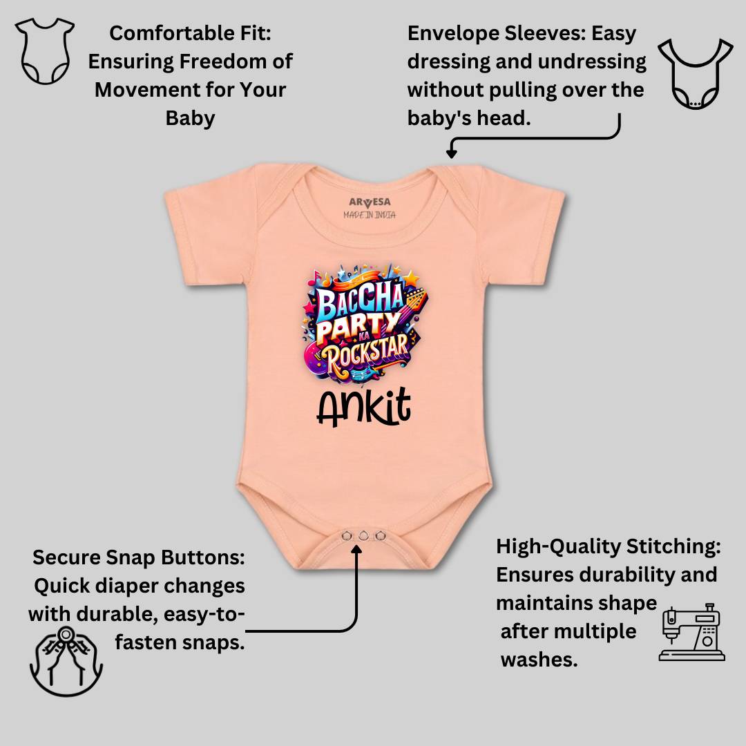 Arvesa Baccha Party Ka Rockstar Baby Boy & Girl Dress