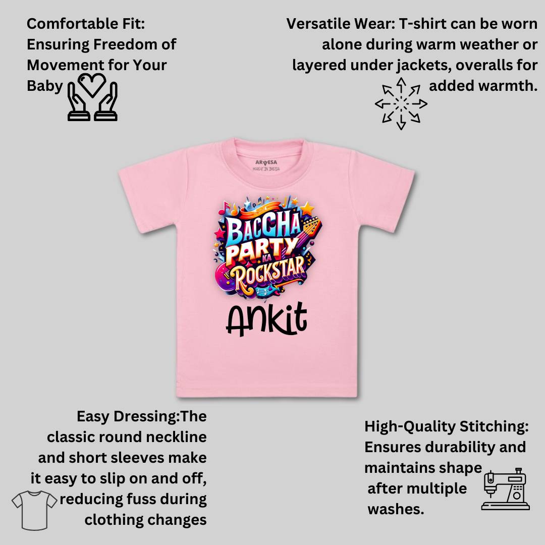 Arvesa Baccha Party Ka Rockstar Baby Boy & Girl Dress
