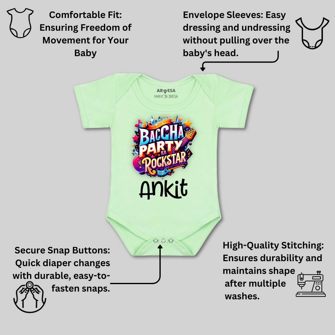 Arvesa Baccha Party Ka Rockstar Baby Boy & Girl Dress