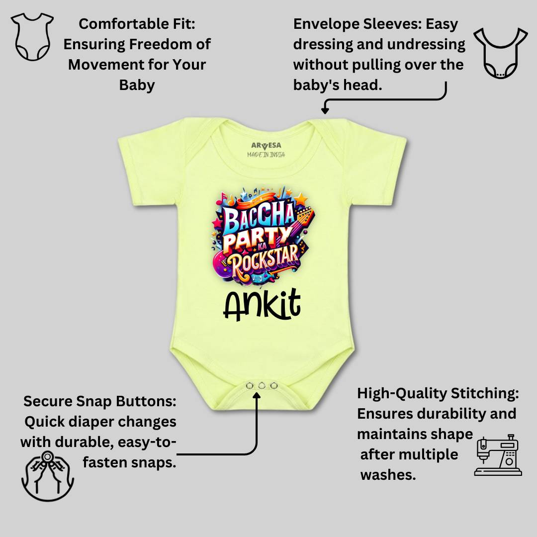 Arvesa Baccha Party Ka Rockstar Baby Boy & Girl Dress