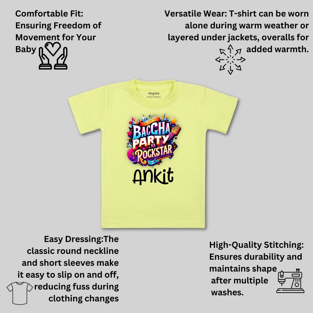 Arvesa Baccha Party Ka Rockstar Baby Boy & Girl Dress