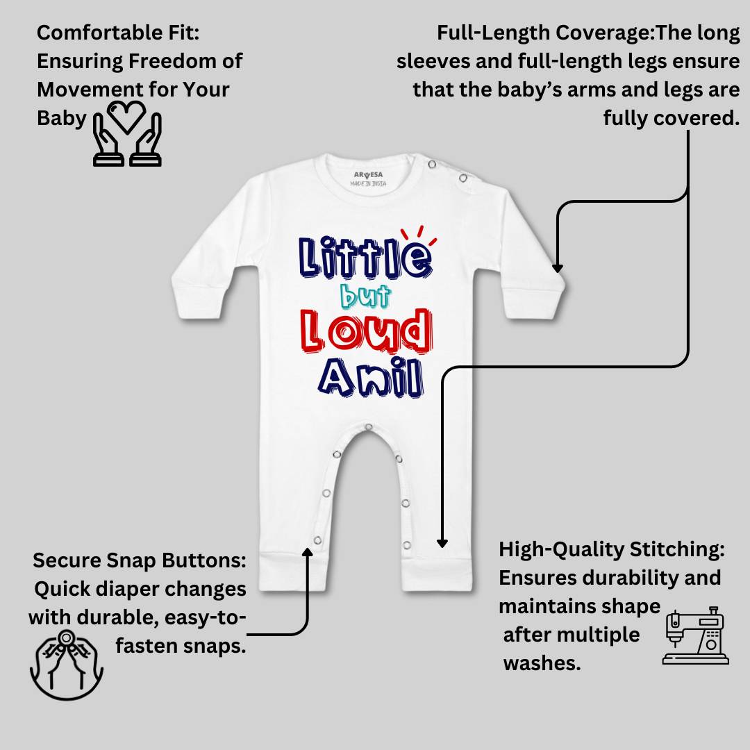 Arvesa Little But Loud Baby Boy & Girl Dress