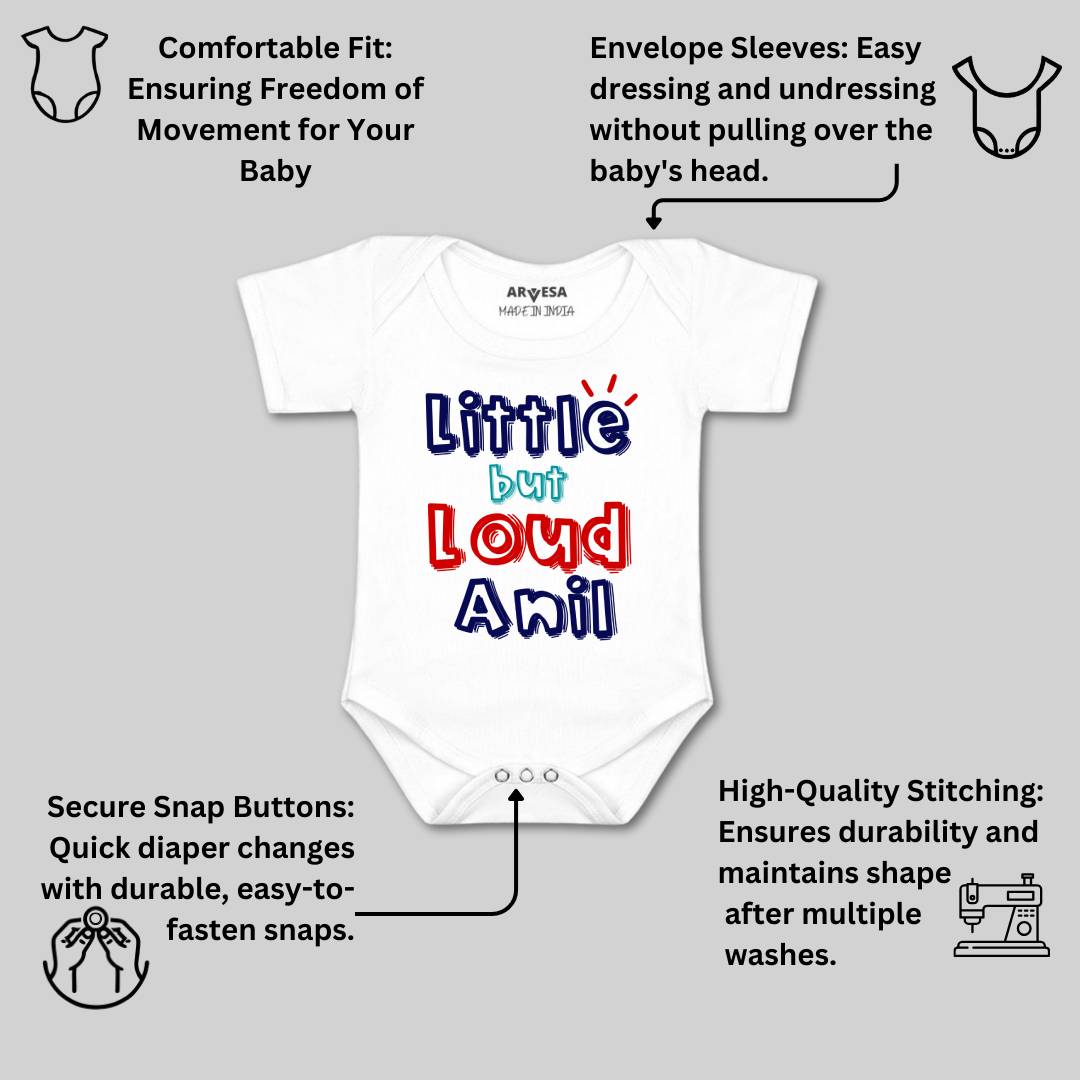Arvesa Little But Loud Baby Boy & Girl Dress