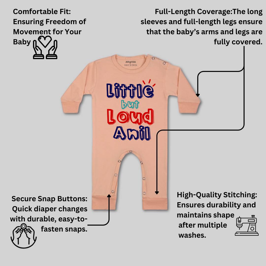 Arvesa Little But Loud Baby Boy & Girl Dress