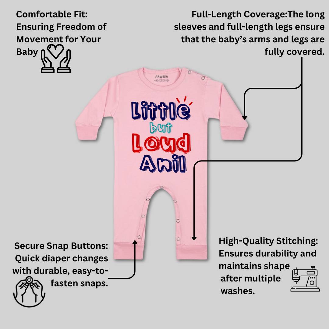 Arvesa Little But Loud Baby Boy & Girl Dress