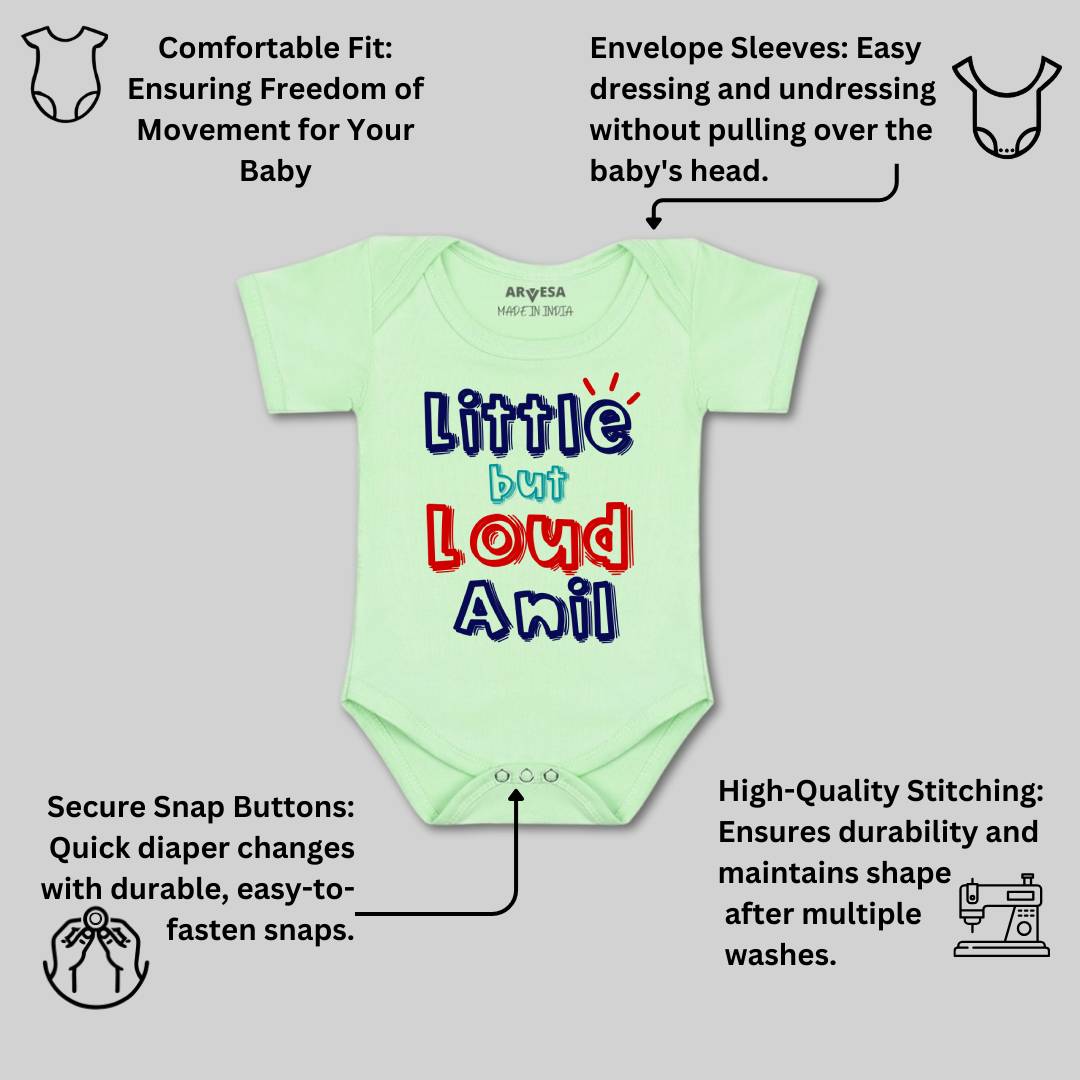 Arvesa Little But Loud Baby Boy & Girl Dress