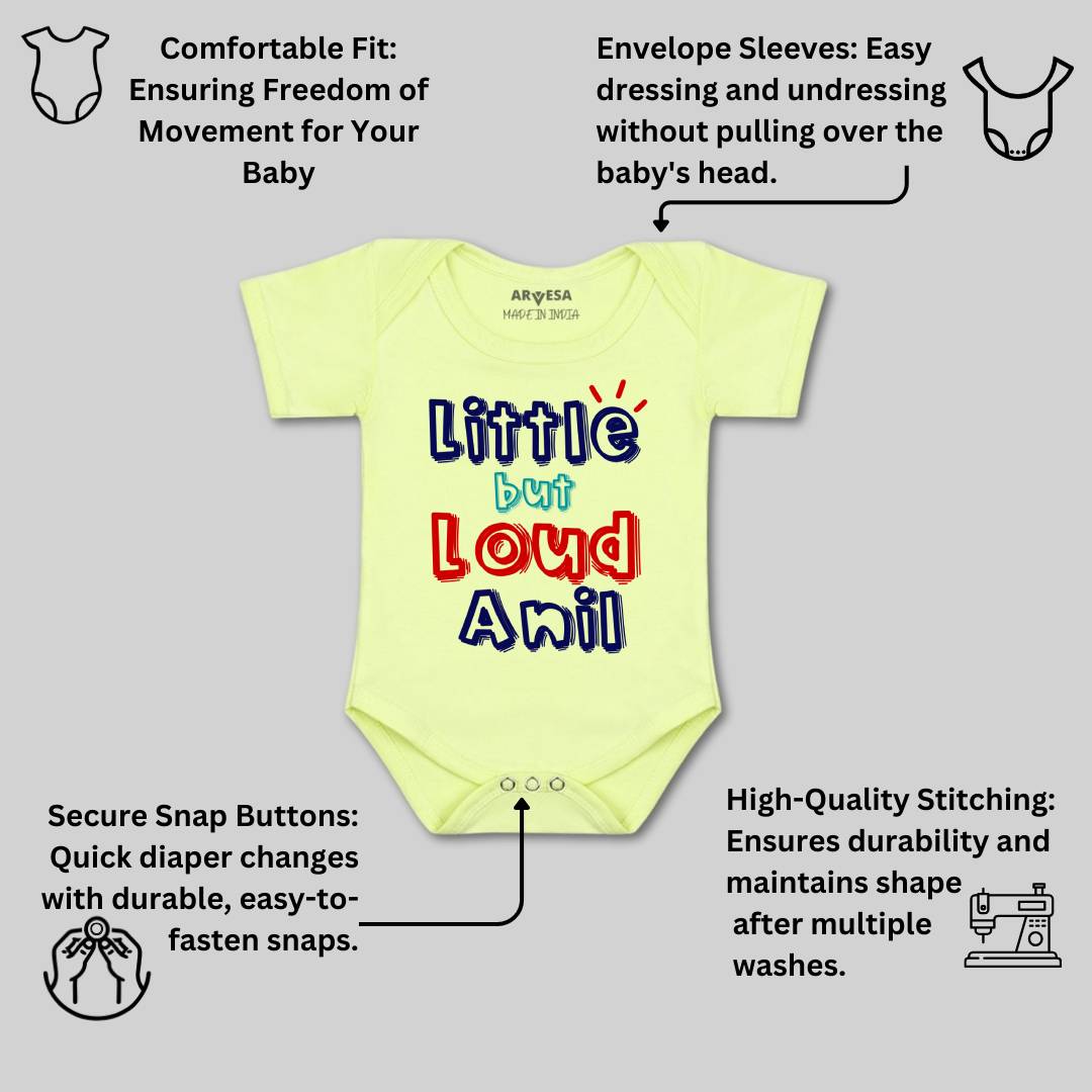 Arvesa Little But Loud Baby Boy & Girl Dress
