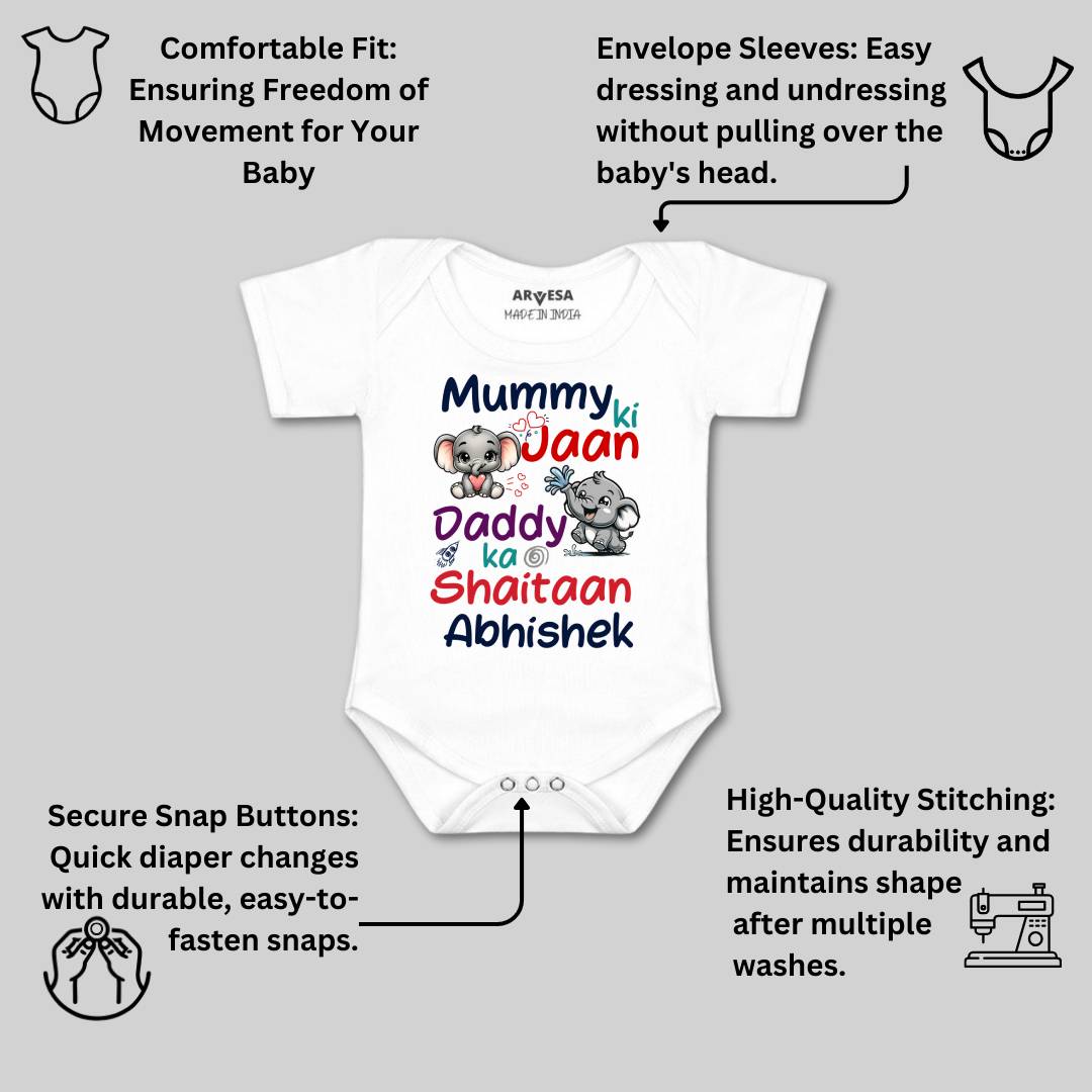 Arvesa Mummy Ki Jaan Baby Boy & Girl Dress