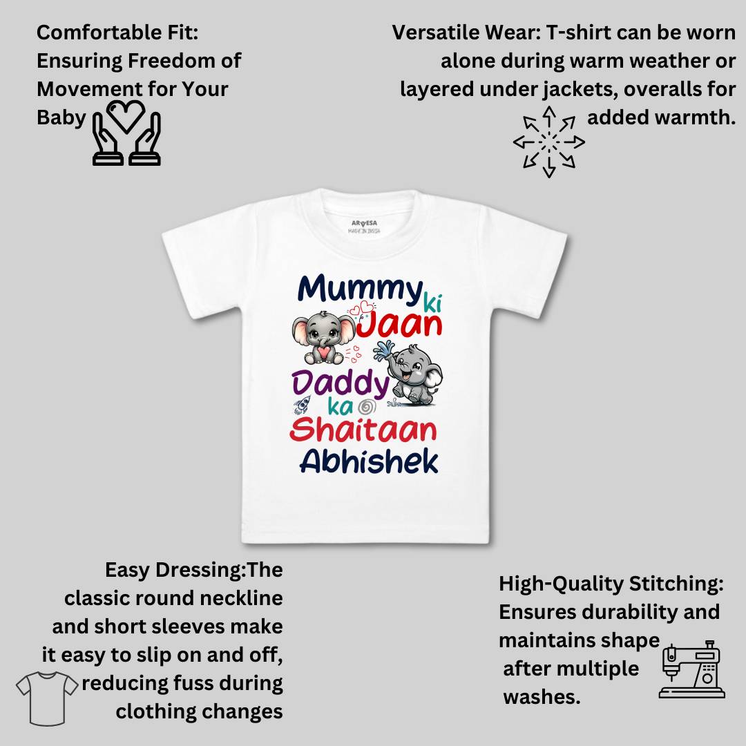 Arvesa Mummy Ki Jaan Baby Boy & Girl Dress