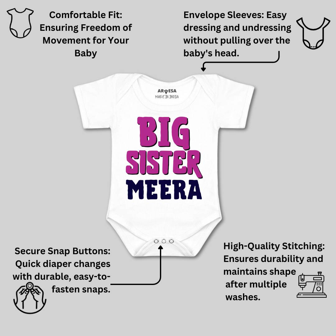 Arvesa Big Sister Baby Boy & Girl Dress