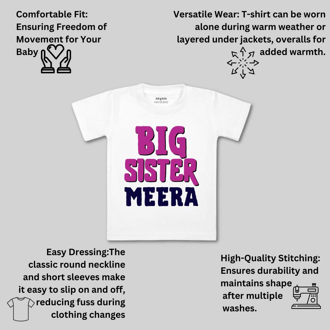 Arvesa Big Sister Baby Boy & Girl Dress