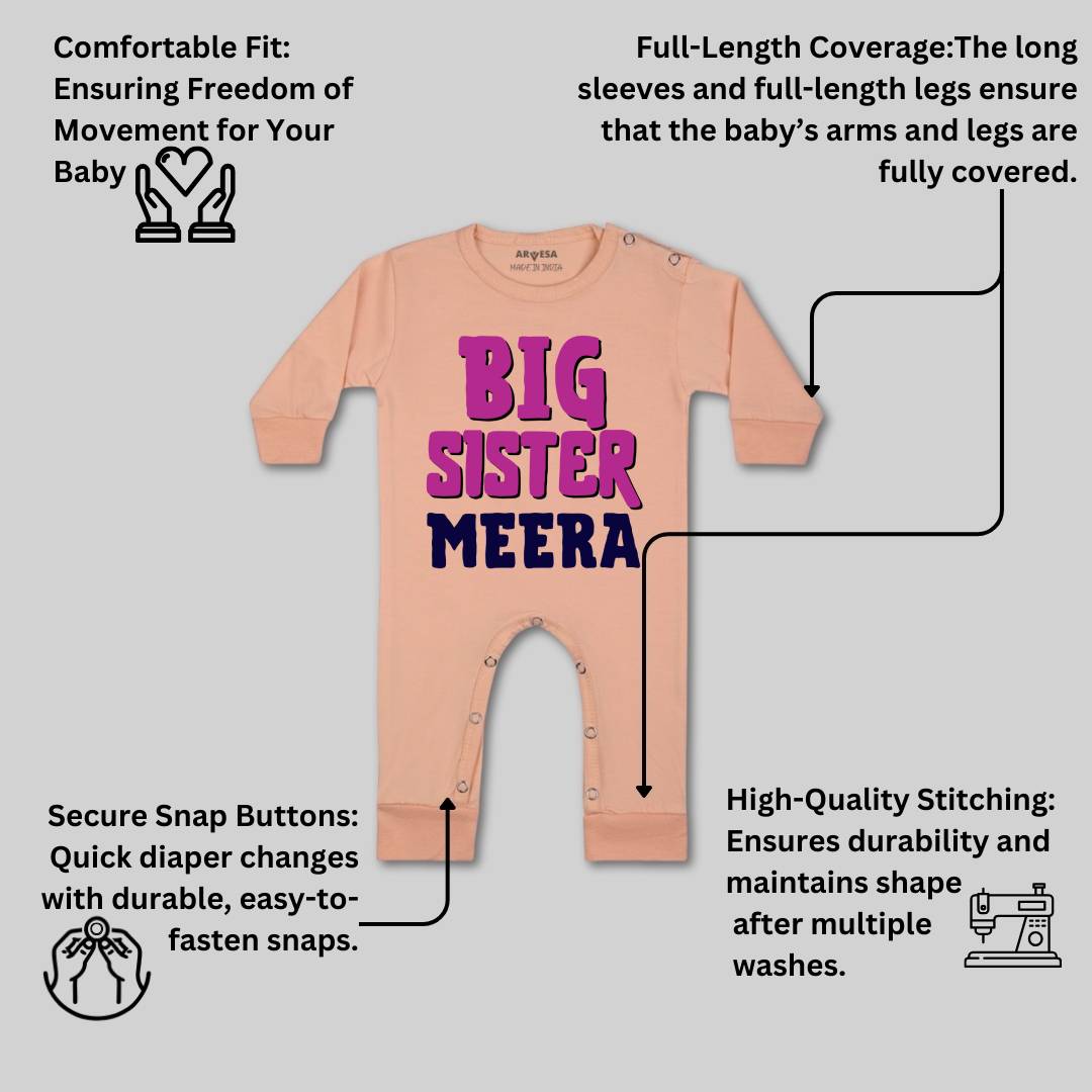 Arvesa Big Sister Baby Boy & Girl Dress
