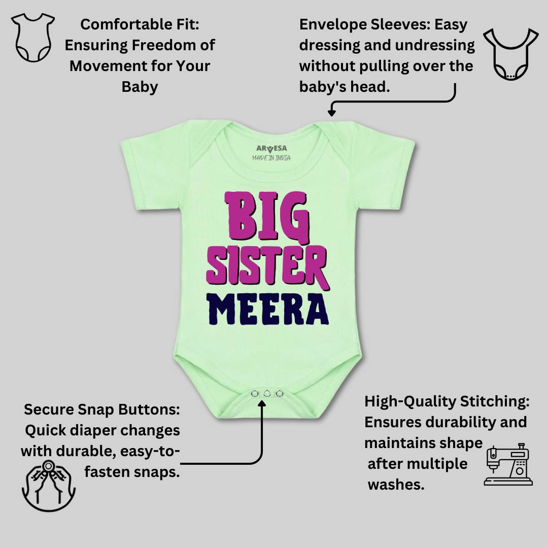 Arvesa Big Sister Baby Boy & Girl Dress