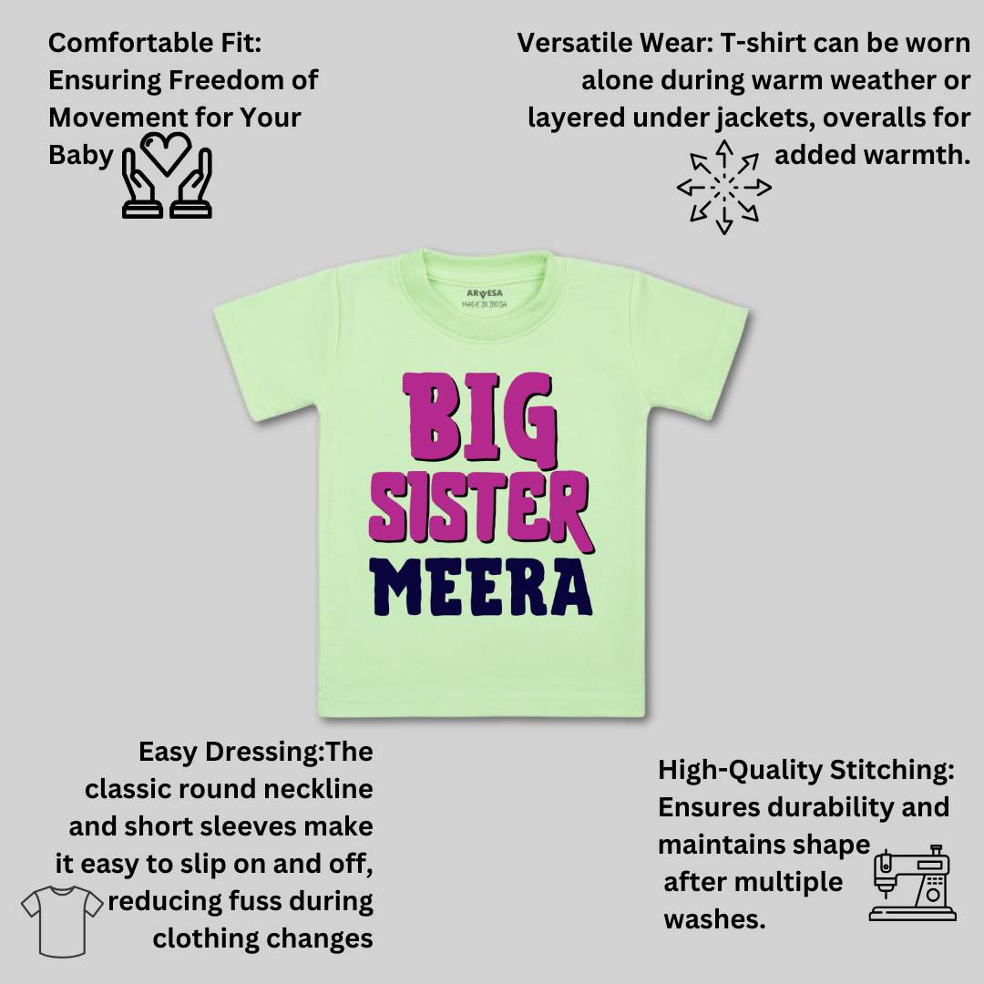 Arvesa Big Sister Baby Boy & Girl Dress