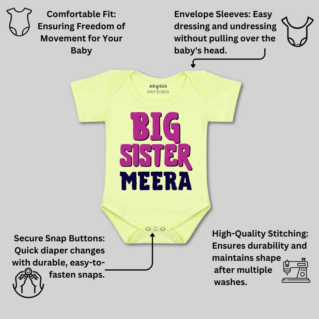 Arvesa Big Sister Baby Boy & Girl Dress